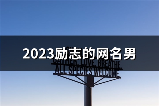 2023励志的网名男(优选314个)