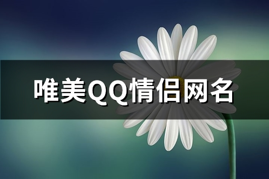 唯美QQ情侣网名(精选100个)