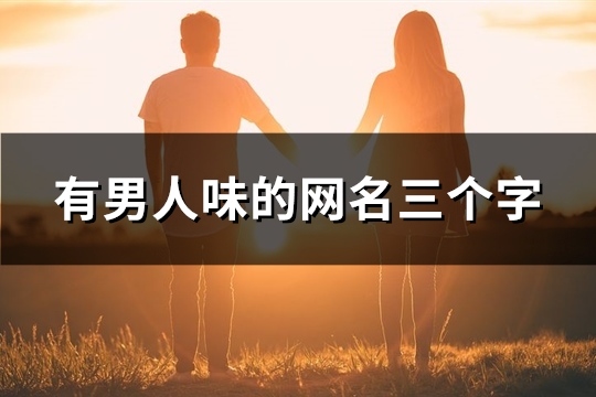 有男人味的网名三个字(共384个)