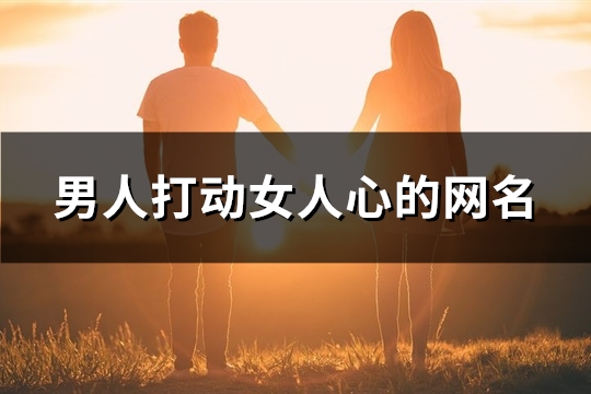 男人打动女人心的网名(328个)